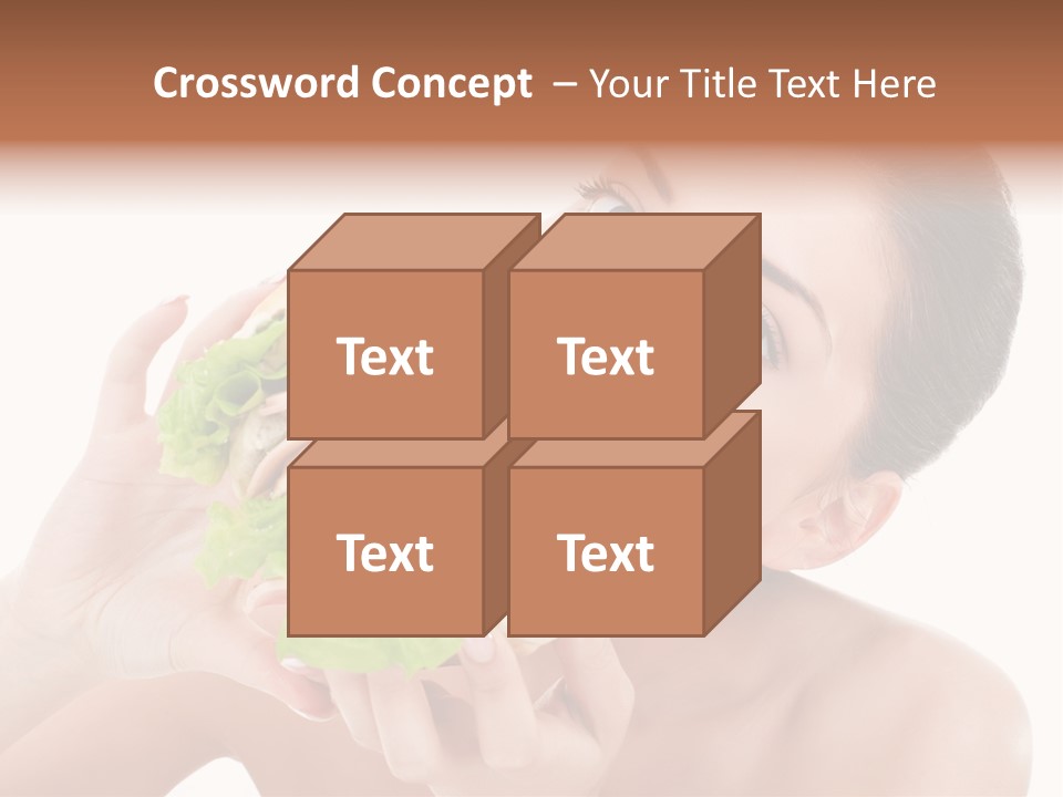 Thumb Up Female Young PowerPoint Template