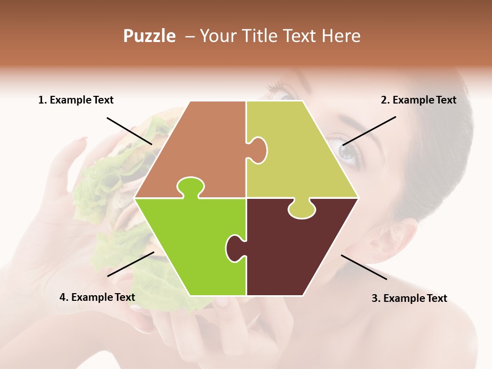 Thumb Up Female Young PowerPoint Template