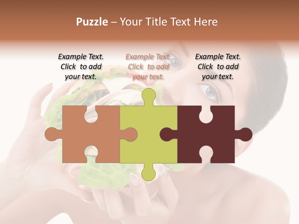 Thumb Up Female Young PowerPoint Template