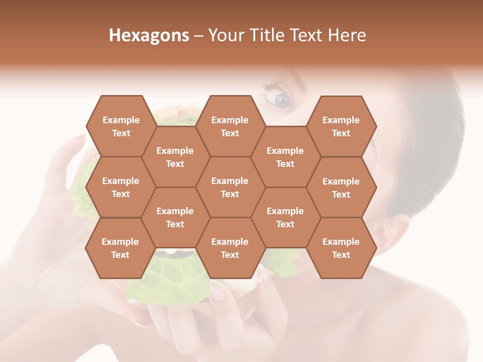 Thumb Up Female Young PowerPoint Template