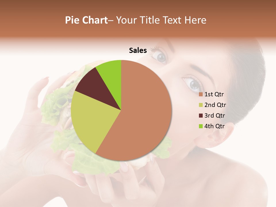 Thumb Up Female Young PowerPoint Template