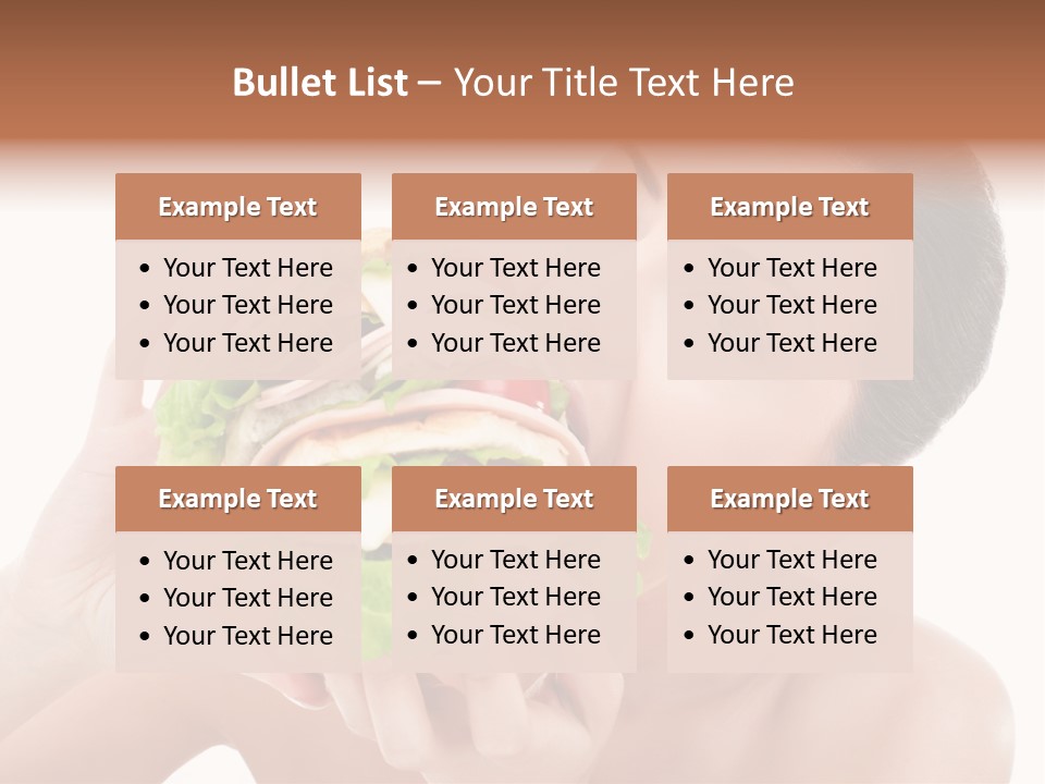 Thumb Up Female Young PowerPoint Template