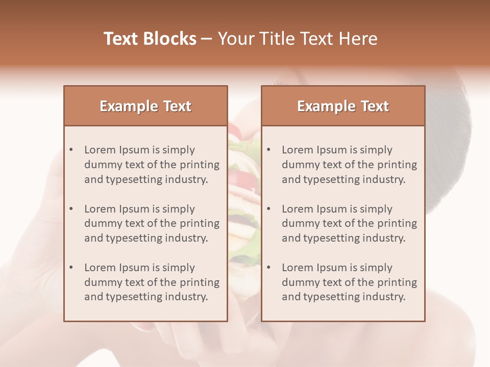 Thumb Up Female Young PowerPoint Template