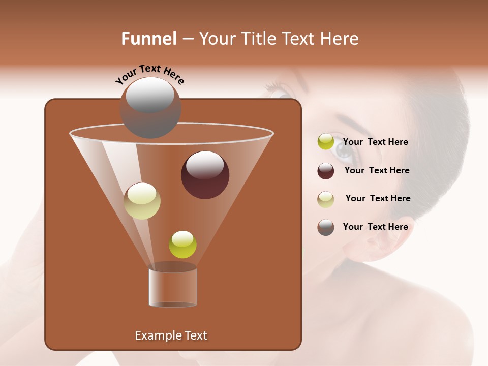 Thumb Up Female Young PowerPoint Template