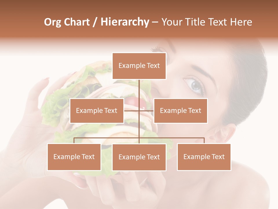 Thumb Up Female Young PowerPoint Template