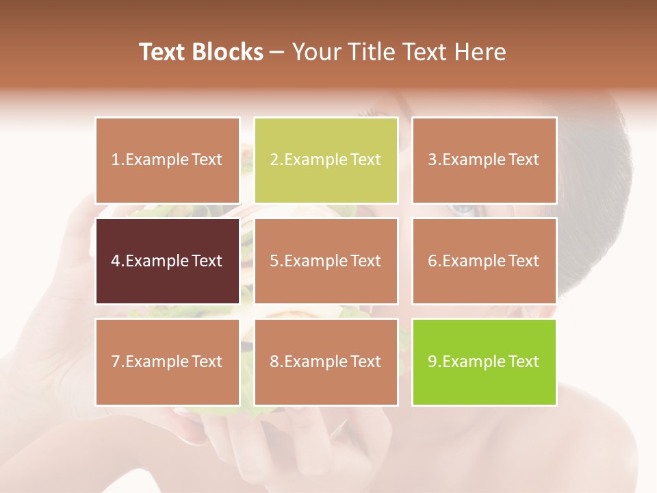 Thumb Up Female Young PowerPoint Template