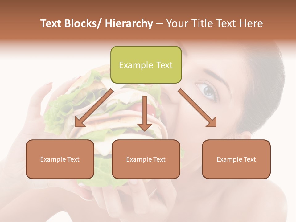 Thumb Up Female Young PowerPoint Template