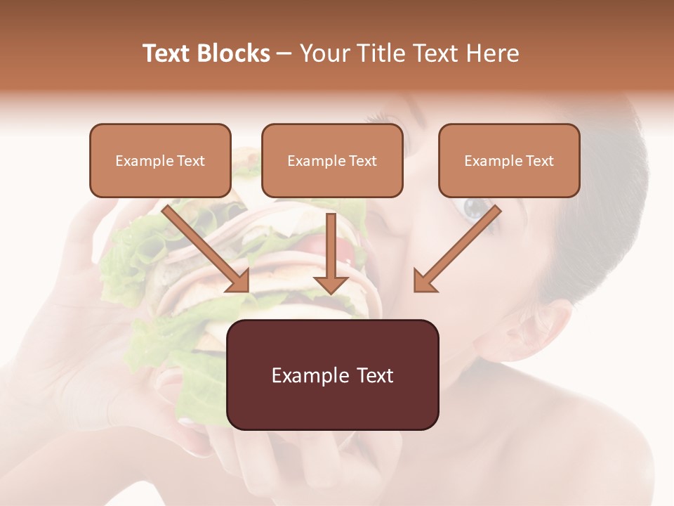 Thumb Up Female Young PowerPoint Template