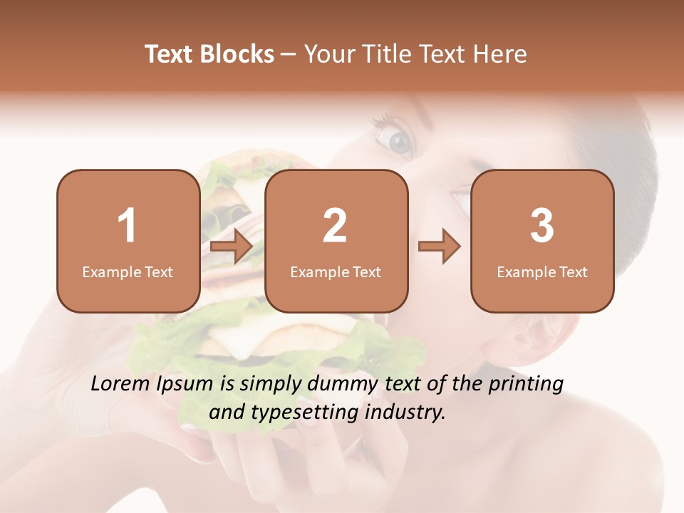 Thumb Up Female Young PowerPoint Template