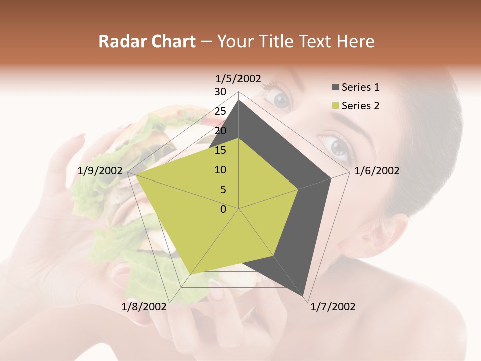 Thumb Up Female Young PowerPoint Template