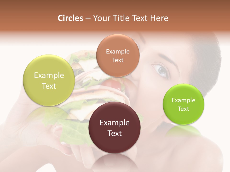 Thumb Up Female Young PowerPoint Template