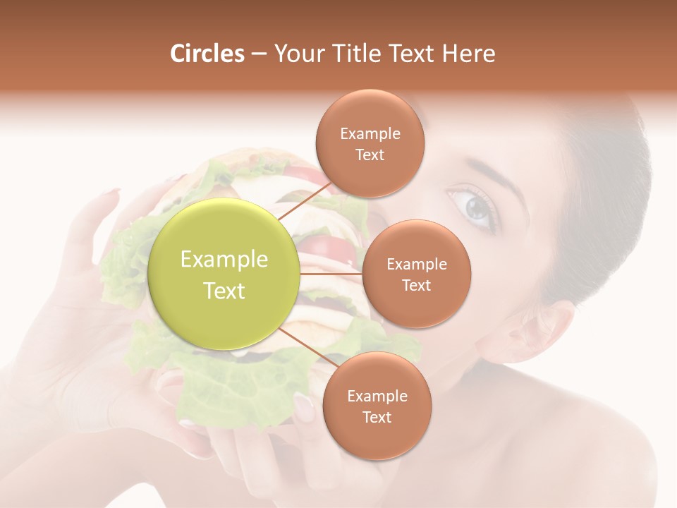 Thumb Up Female Young PowerPoint Template