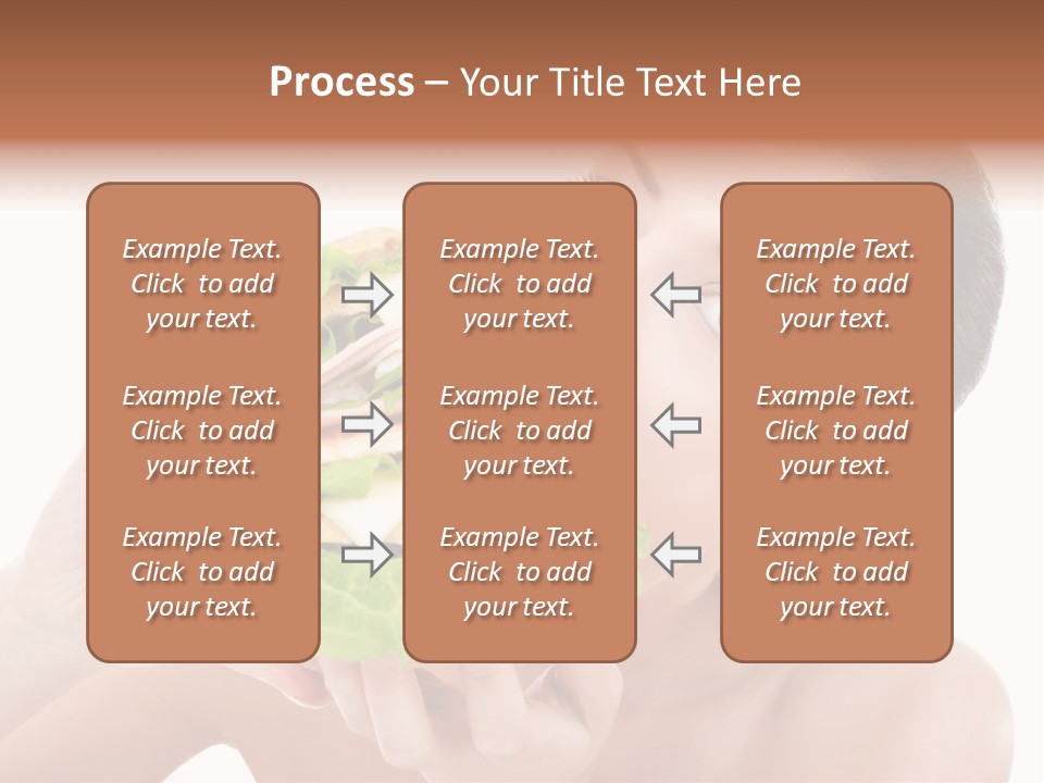 Thumb Up Female Young PowerPoint Template