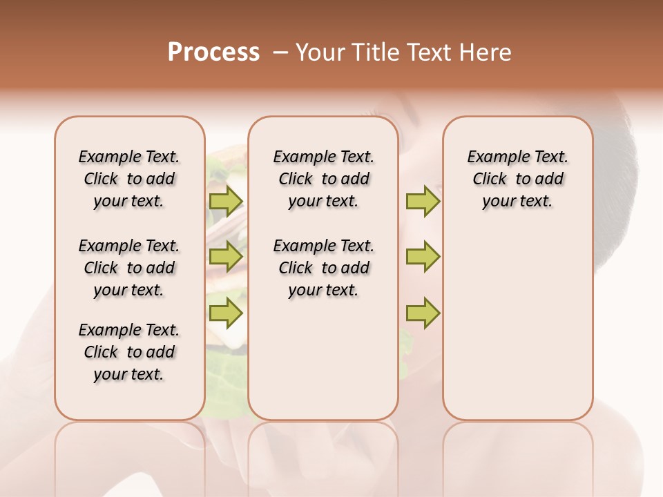 Thumb Up Female Young PowerPoint Template