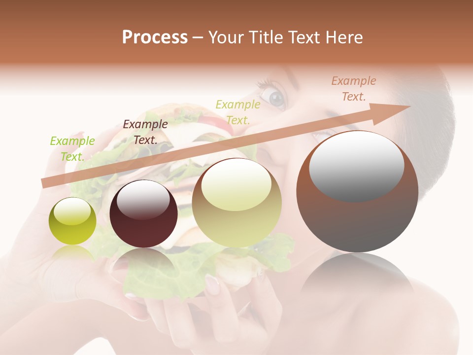 Thumb Up Female Young PowerPoint Template