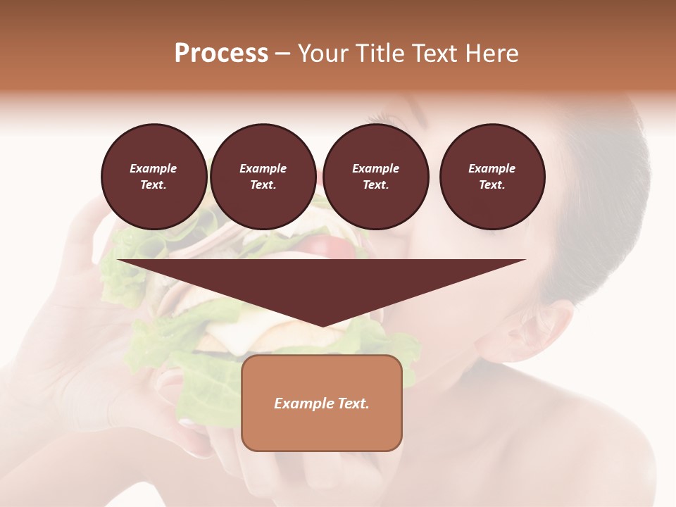 Thumb Up Female Young PowerPoint Template