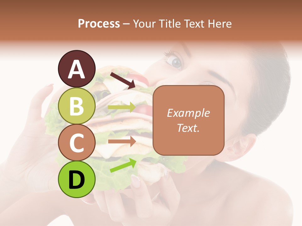 Thumb Up Female Young PowerPoint Template