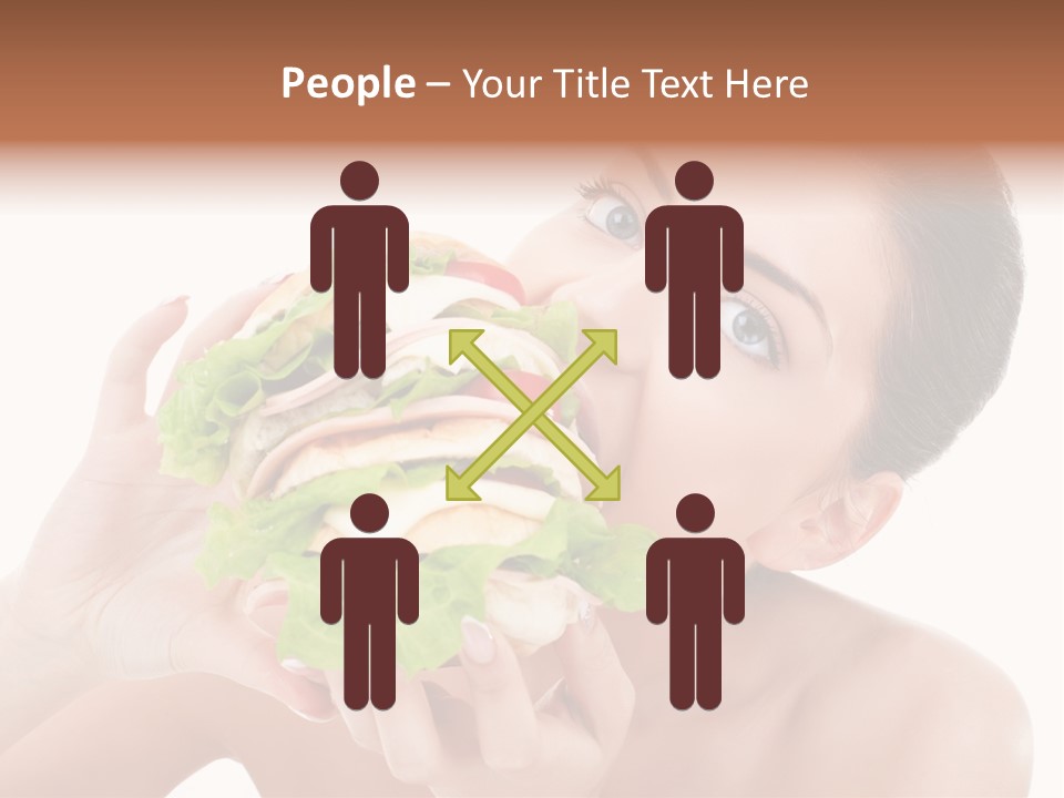 Thumb Up Female Young PowerPoint Template