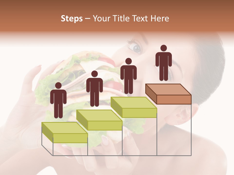 Thumb Up Female Young PowerPoint Template