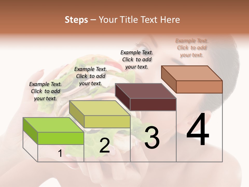 Thumb Up Female Young PowerPoint Template