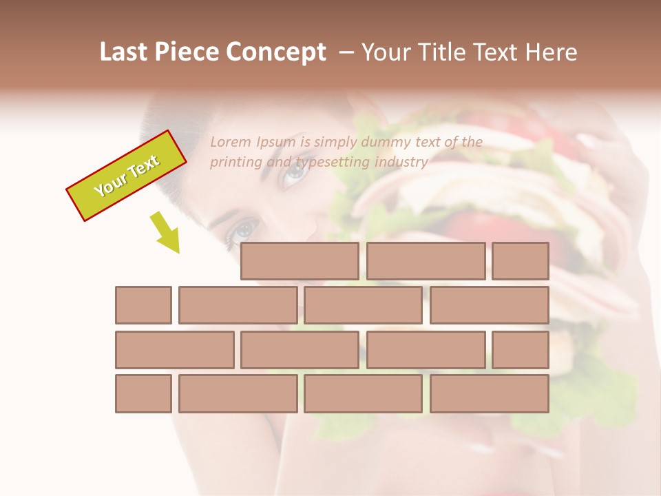 Fast Unhealthy Teenage PowerPoint Template