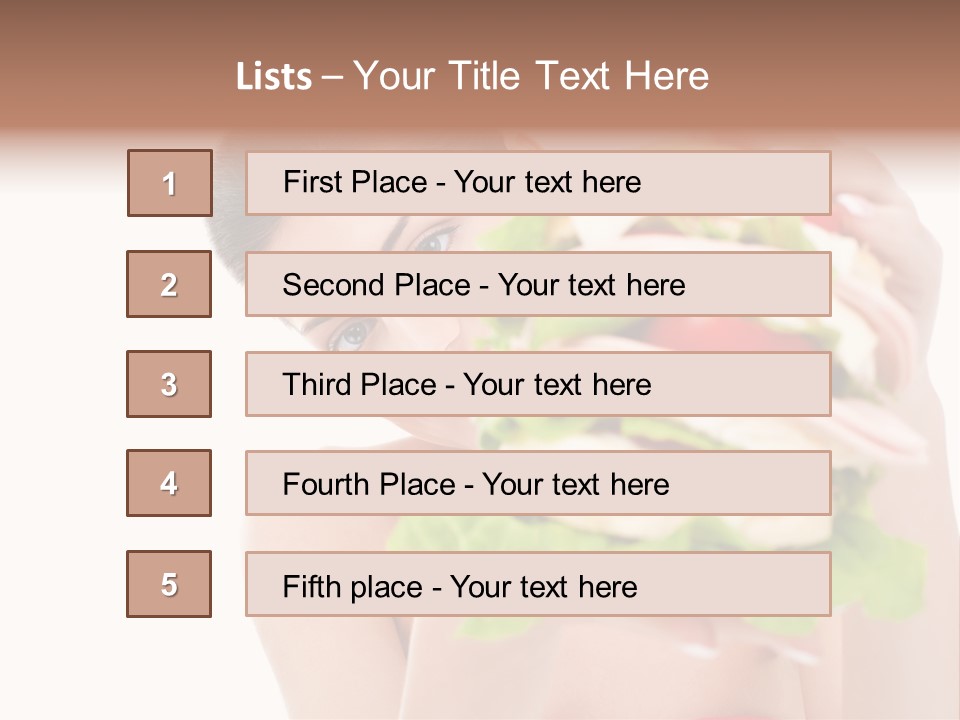 Fast Unhealthy Teenage PowerPoint Template