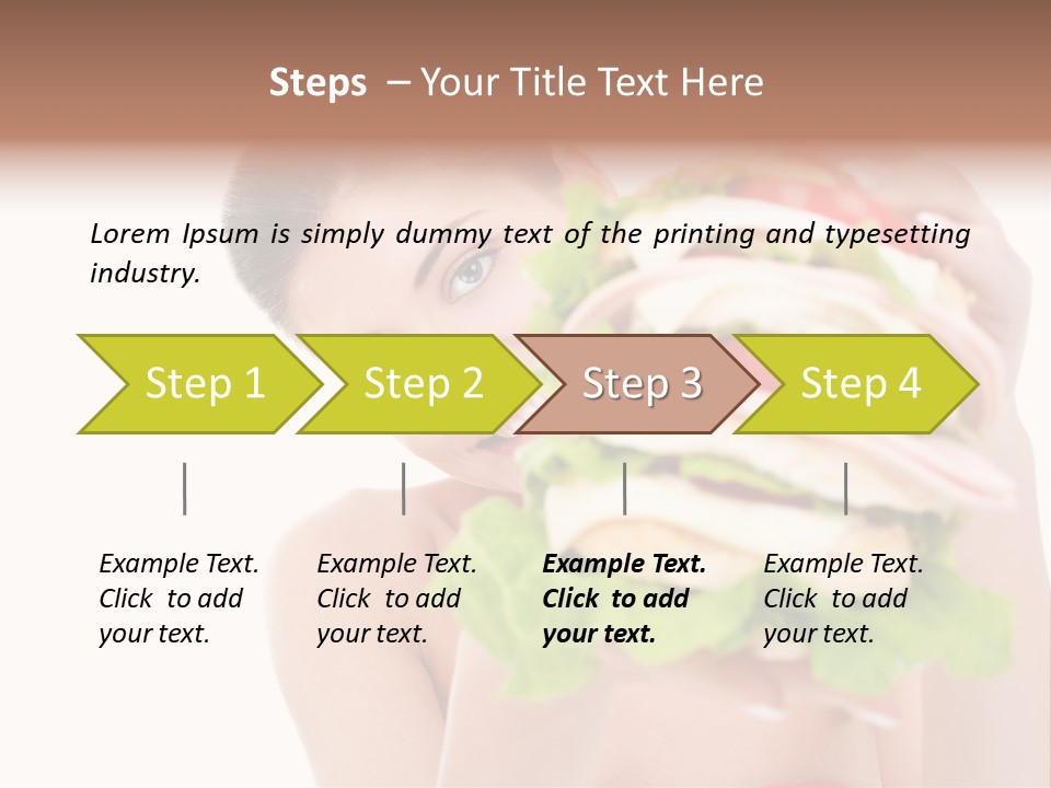 Fast Unhealthy Teenage PowerPoint Template