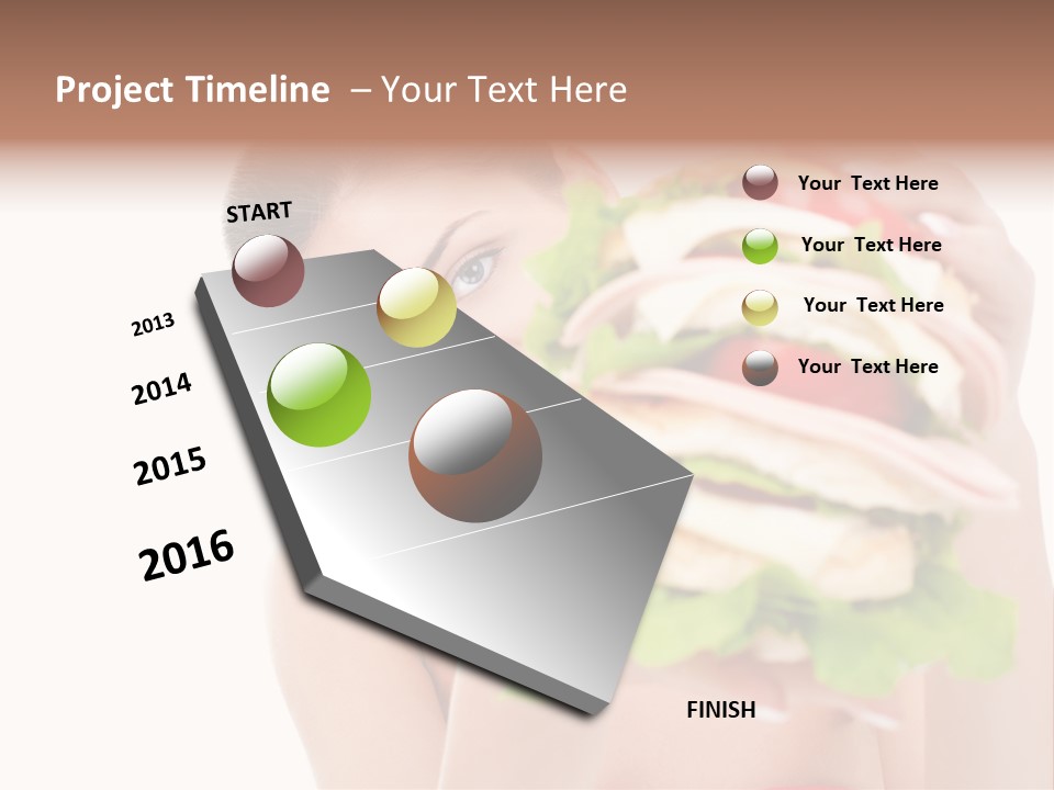 Fast Unhealthy Teenage PowerPoint Template