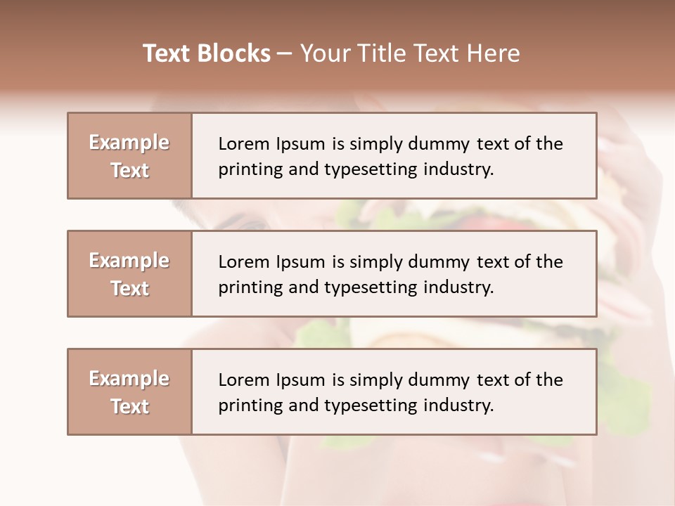 Fast Unhealthy Teenage PowerPoint Template
