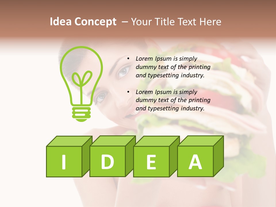 Fast Unhealthy Teenage PowerPoint Template