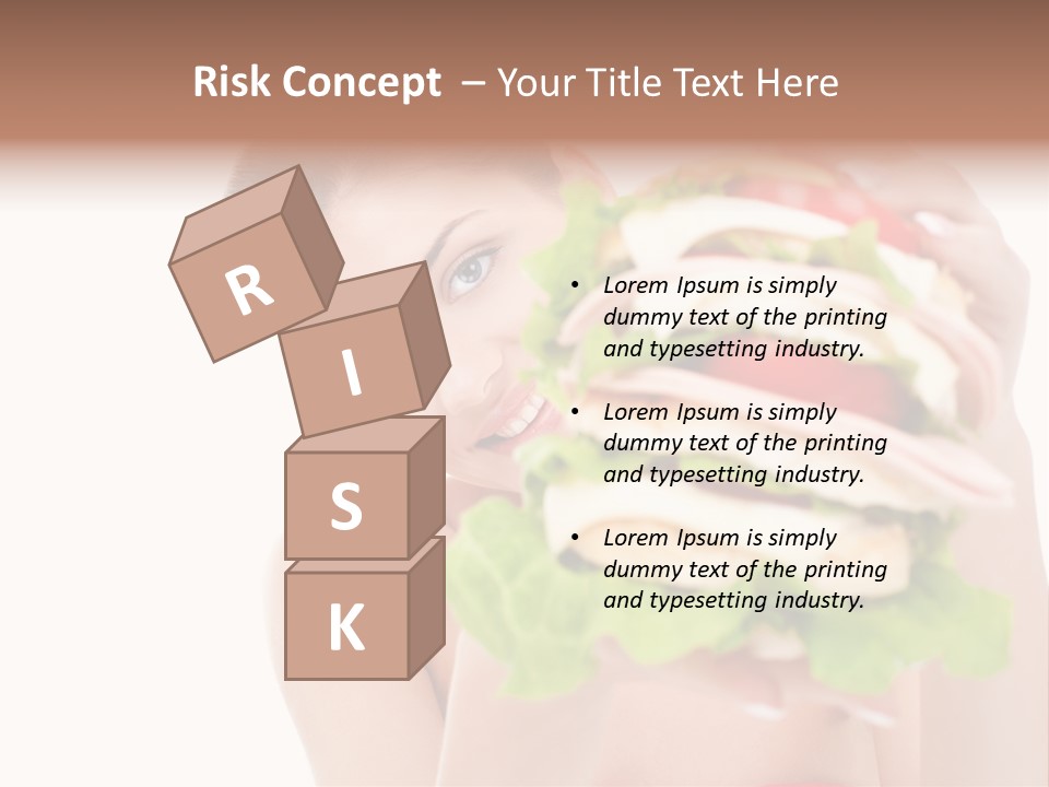 Fast Unhealthy Teenage PowerPoint Template