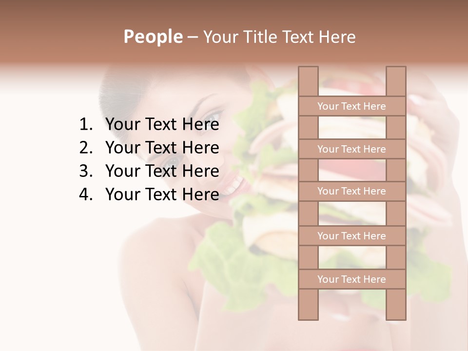 Fast Unhealthy Teenage PowerPoint Template