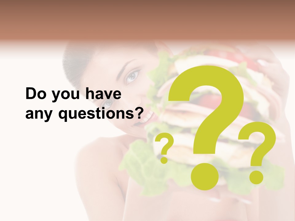 Fast Unhealthy Teenage PowerPoint Template