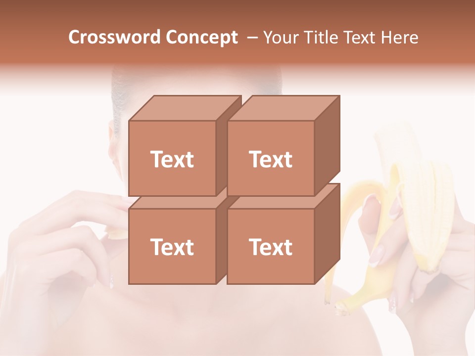 Expression People Girl PowerPoint Template