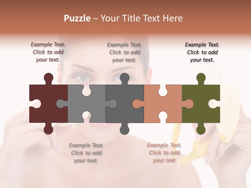 Expression People Girl PowerPoint Template