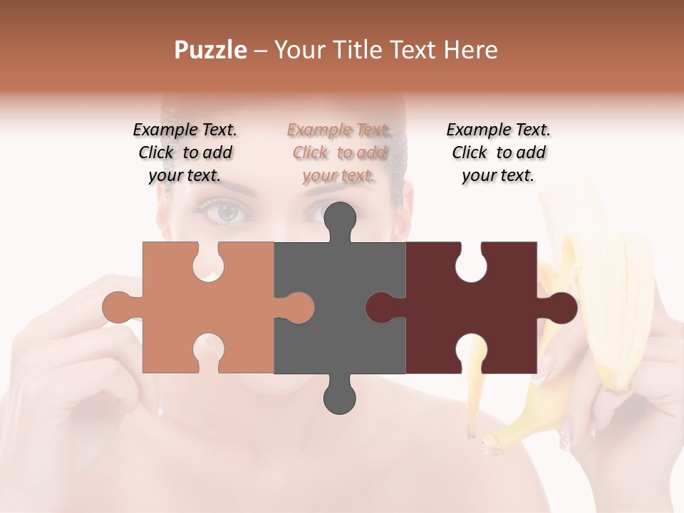 Expression People Girl PowerPoint Template