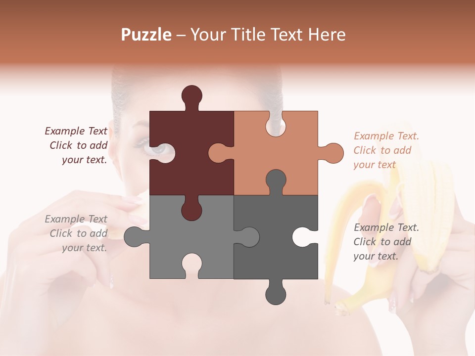 Expression People Girl PowerPoint Template