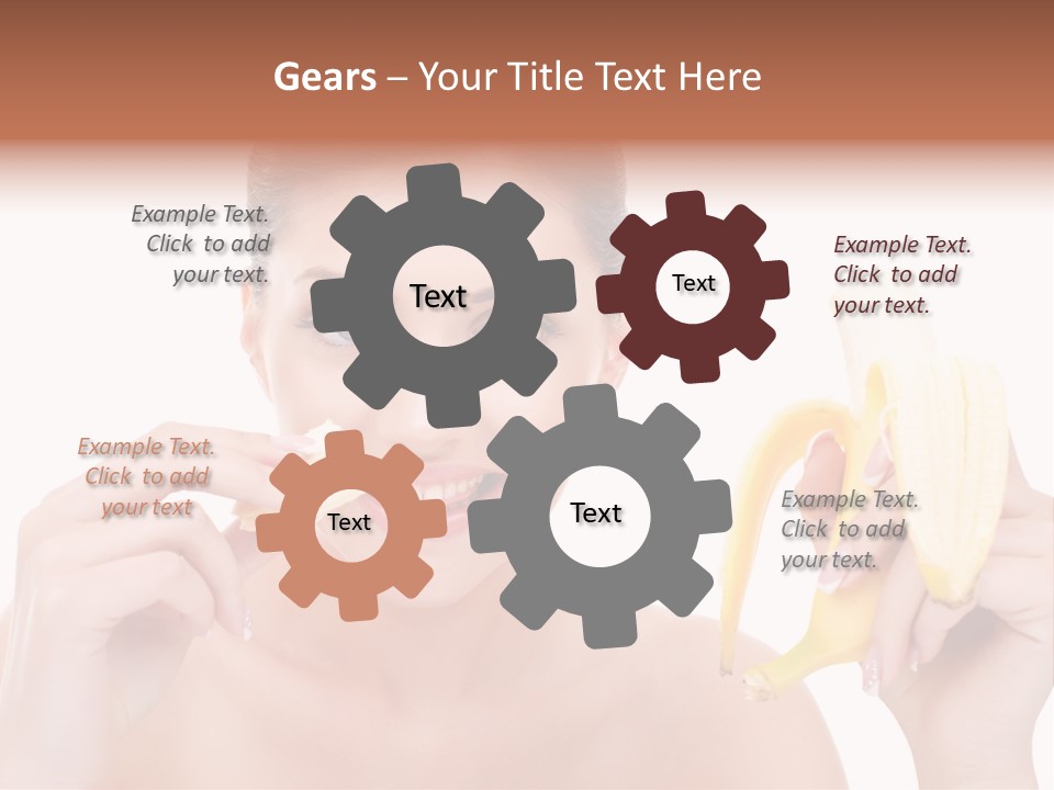 Expression People Girl PowerPoint Template