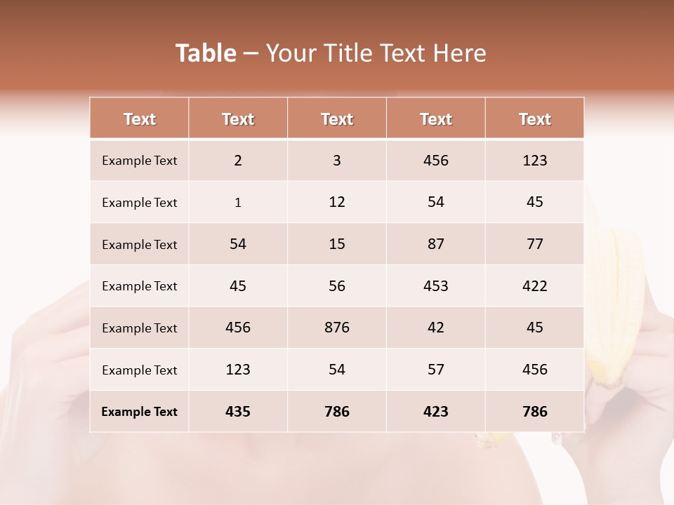 Expression People Girl PowerPoint Template