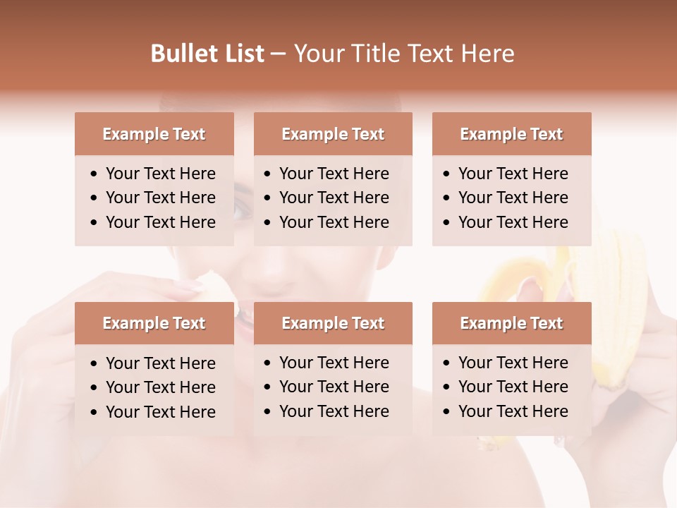 Expression People Girl PowerPoint Template