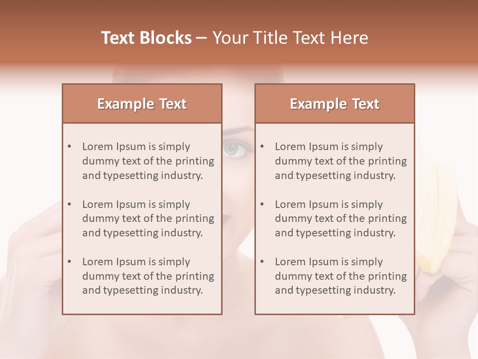 Expression People Girl PowerPoint Template