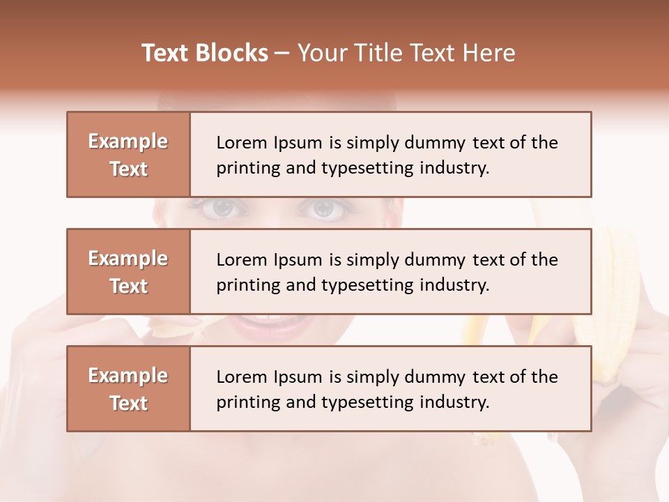 Expression People Girl PowerPoint Template