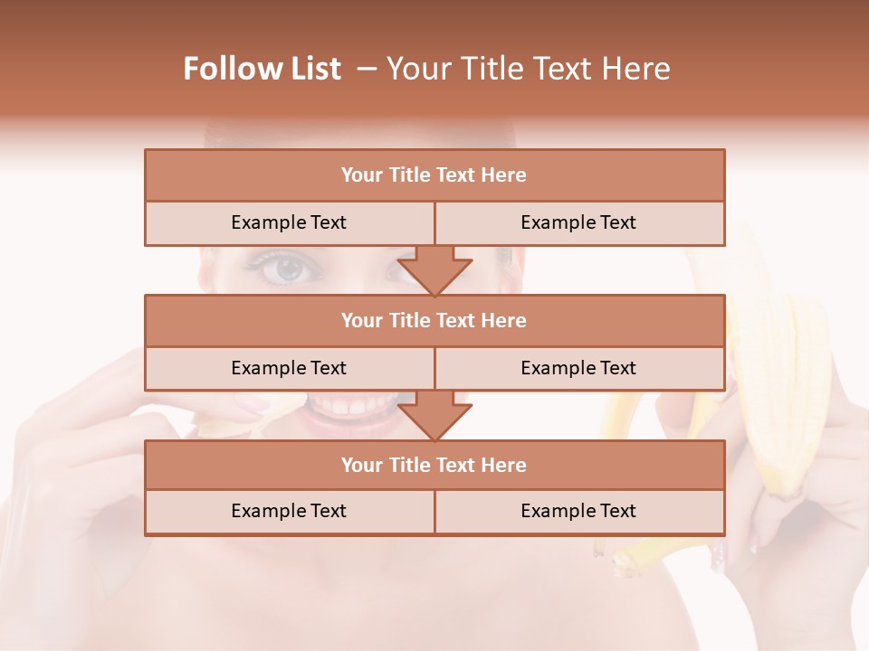 Expression People Girl PowerPoint Template