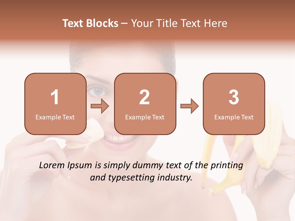 Expression People Girl PowerPoint Template