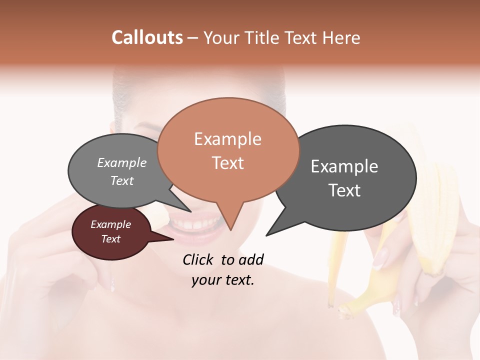 Expression People Girl PowerPoint Template