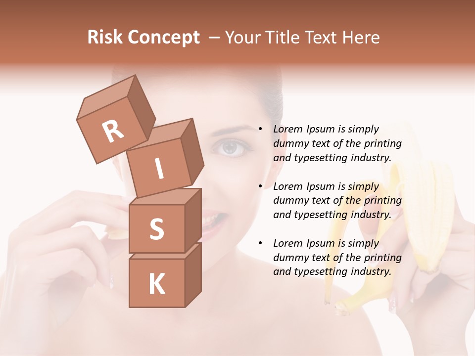 Expression People Girl PowerPoint Template