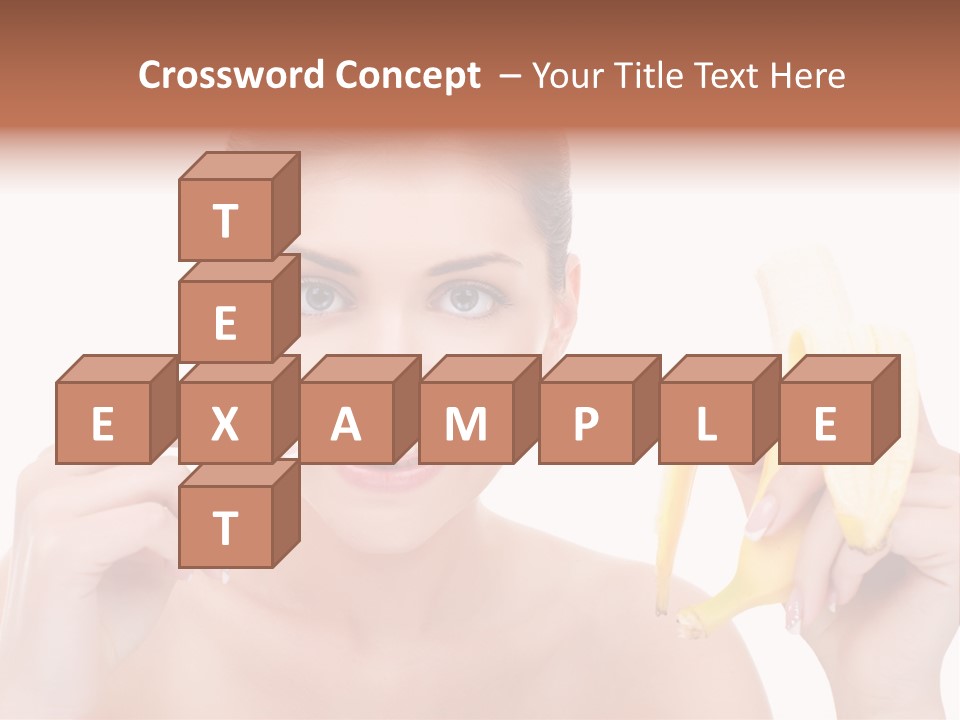 Expression People Girl PowerPoint Template