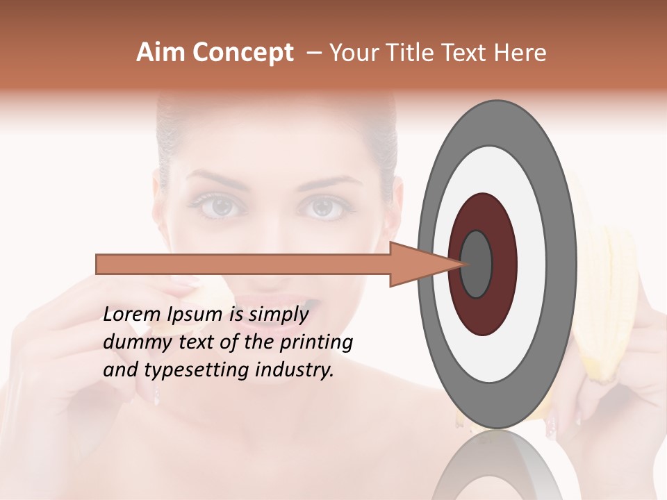 Expression People Girl PowerPoint Template