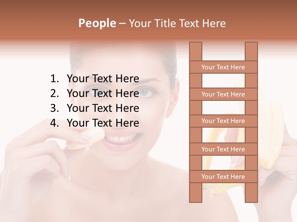 Expression People Girl PowerPoint Template