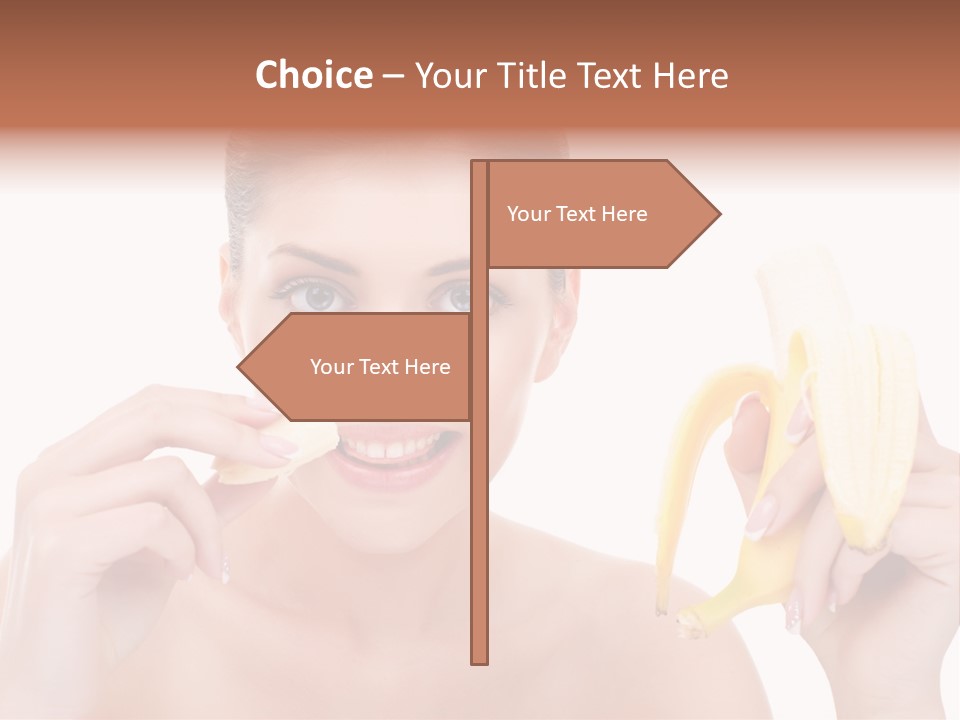 Expression People Girl PowerPoint Template